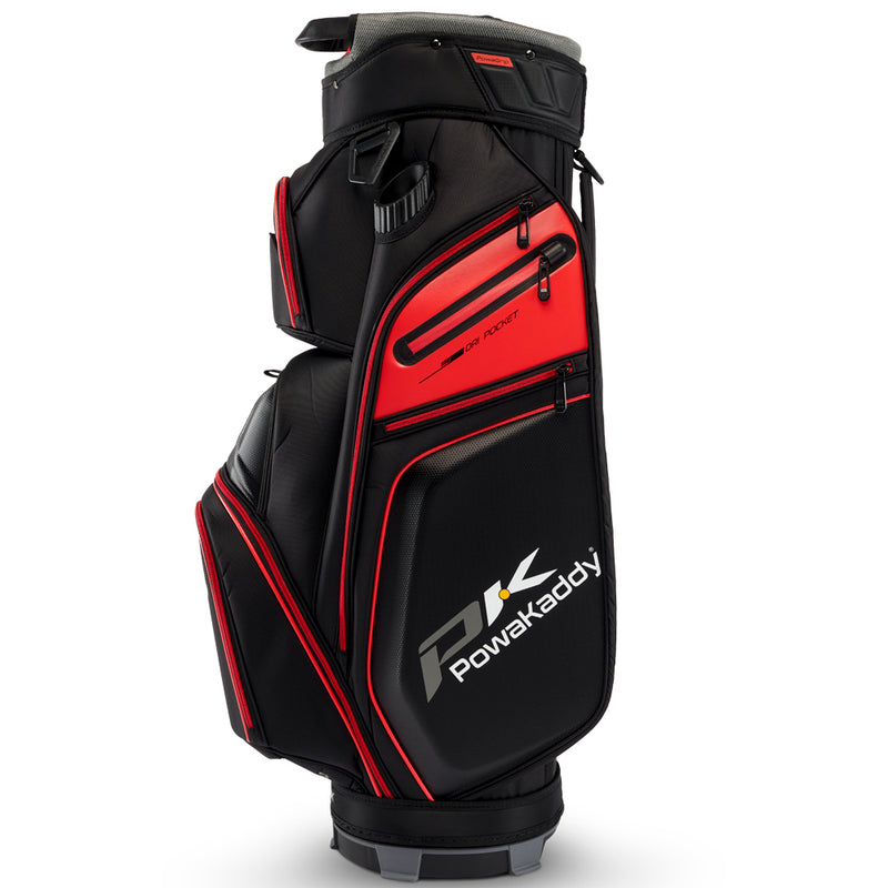 PowaKaddy EDGE Cart Bag -  Black/Red