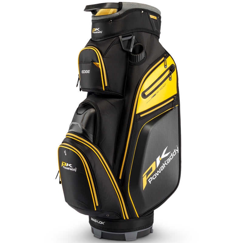 PowaKaddy EDGE Cart Bag -  Black/Yellow