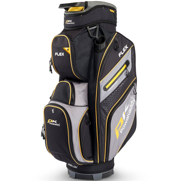 PowaKaddy FLEX Cart Bag -  Grey/Yellow