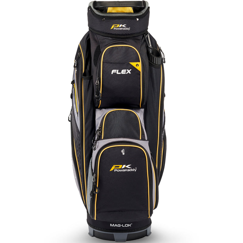 PowaKaddy FLEX Cart Bag -  Grey/Yellow