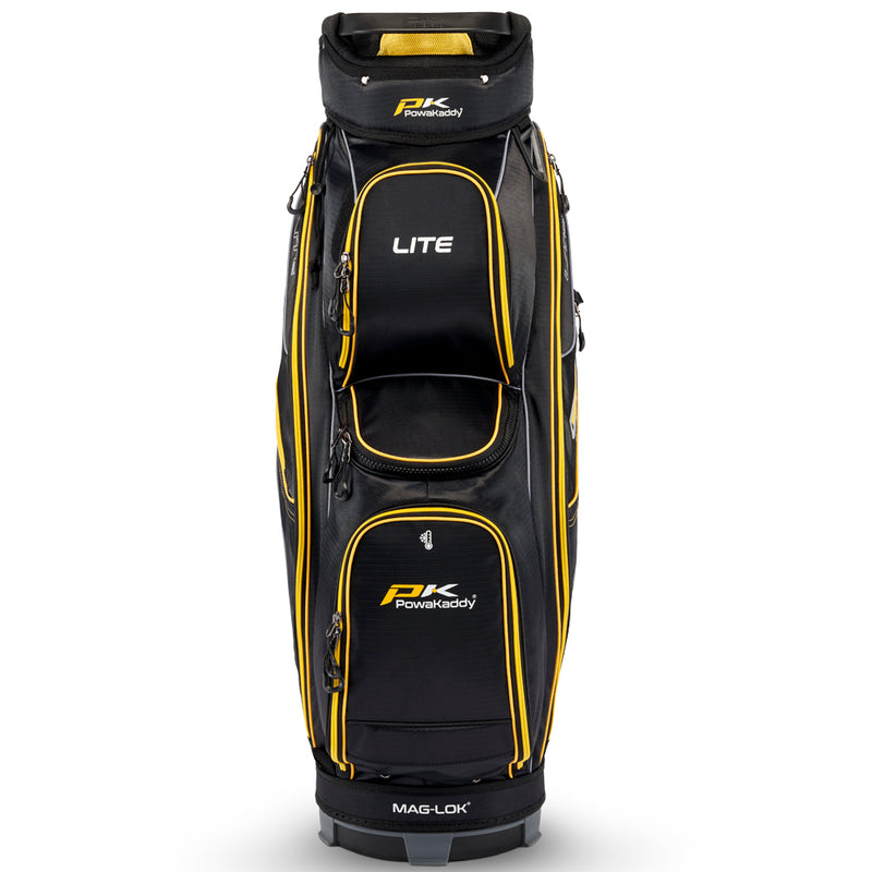 PowaKaddy LITE Cart Bag -  Black/Yellow