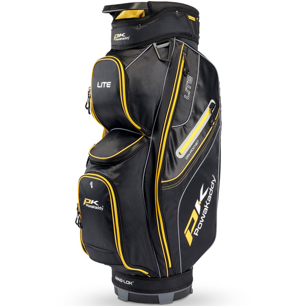 PowaKaddy LITE Cart Bag -  Black/Yellow