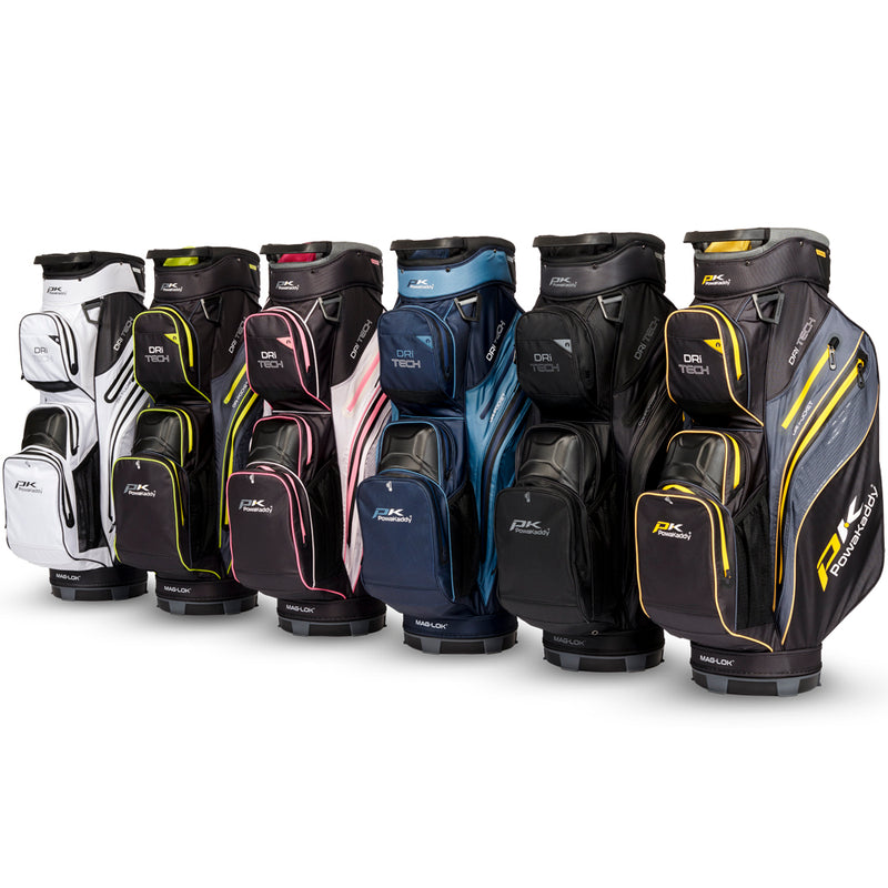 PowaKaddy Dri-TECH Cart Bag -  Black/Yellow