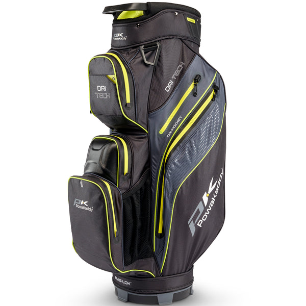 PowaKaddy Dri-TECH Cart Bag -  Black/Green