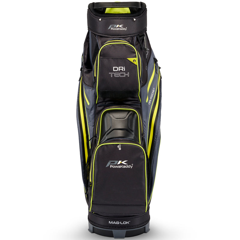 PowaKaddy Dri-TECH Cart Bag -  Black/Green