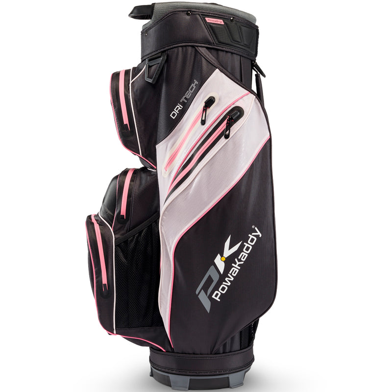 PowaKaddy Dri-TECH Cart Bag -  Black/Pink