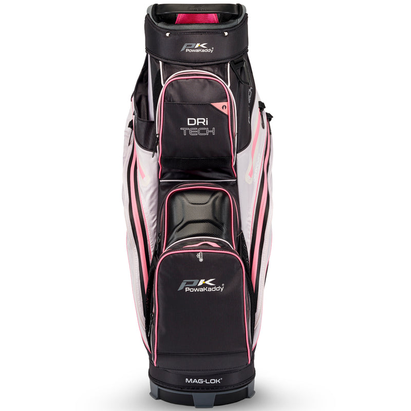 PowaKaddy Dri-TECH Cart Bag -  Black/Pink