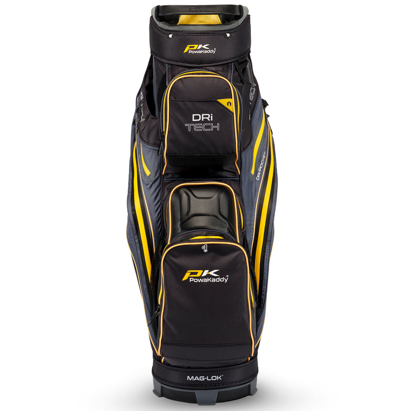 PowaKaddy Dri-TECH Cart Bag -  Black/Yellow