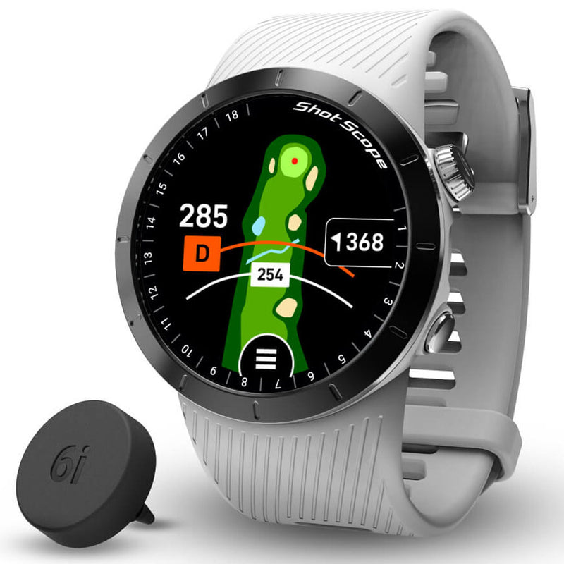 Shot Scope X5 GPS Shot Tracking Watch - Prestige White