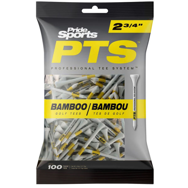 Pride PTS Bamboo 2 3/4" Tees 100 Pack - Yellow