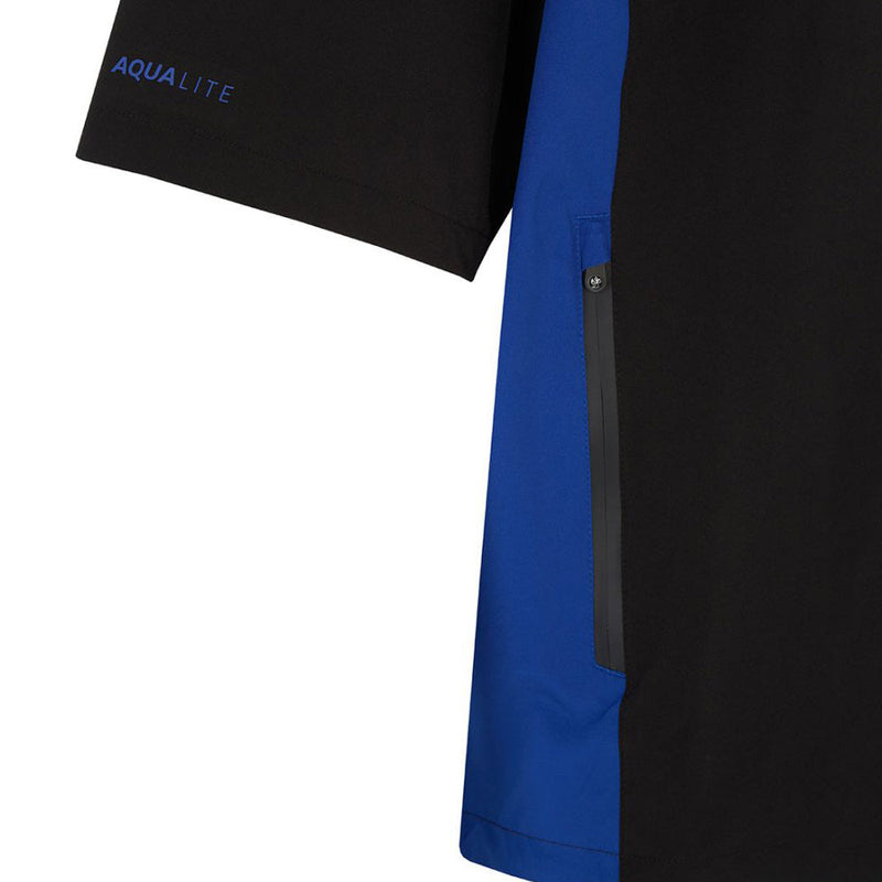 ProQuip Aqualite Waterproof Half Sleeve Suit - Black/Royal - Black