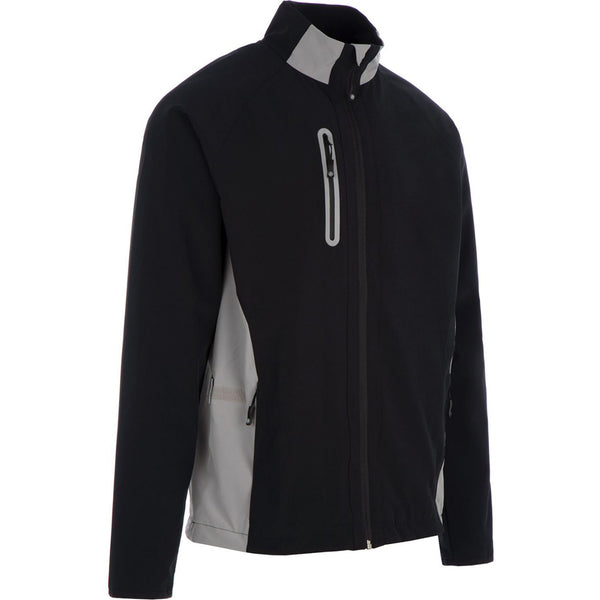 ProQuip Gents Pro Tech Long Sleeve Wind Jacket - Black/Grey