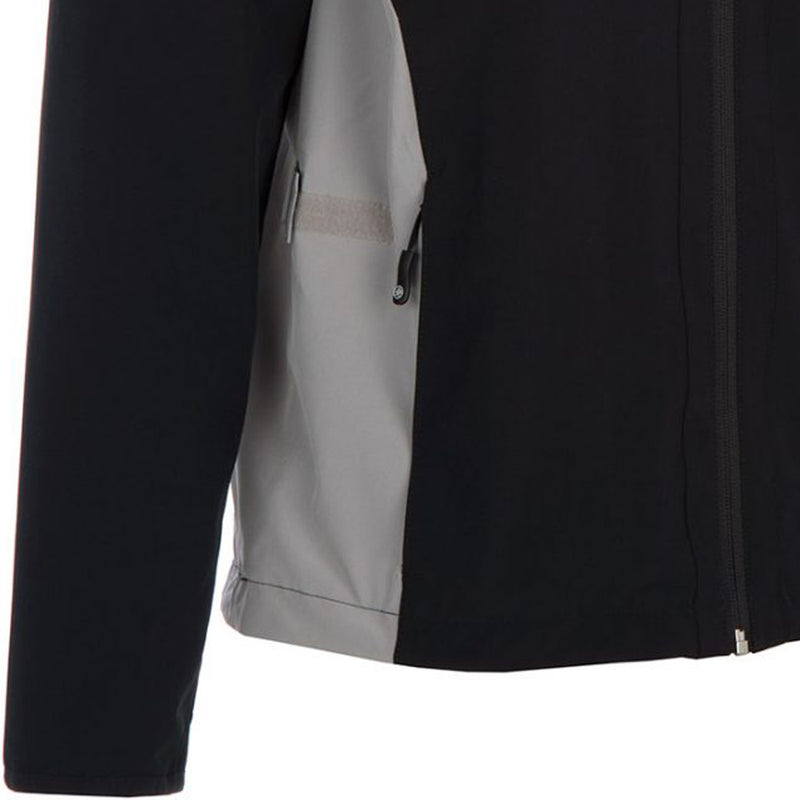 ProQuip Gents Pro Tech Long Sleeve Wind Jacket - Black/Grey