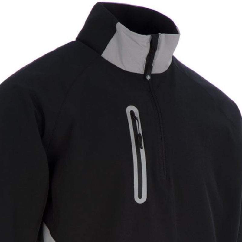 ProQuip Gents Pro Tech Short Sleeve Wind Jacket Black Grey