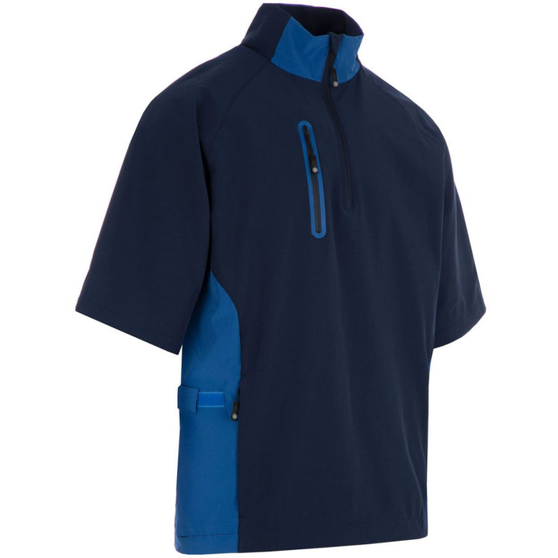 ProQuip Gents Pro Tech Short Sleeve Wind Jacket - Navy/Royal