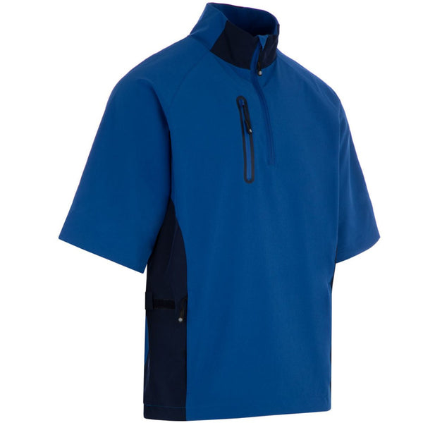 ProQuip Gents Pro Tech Short Sleeve Wind Jacket - Royal/Navy