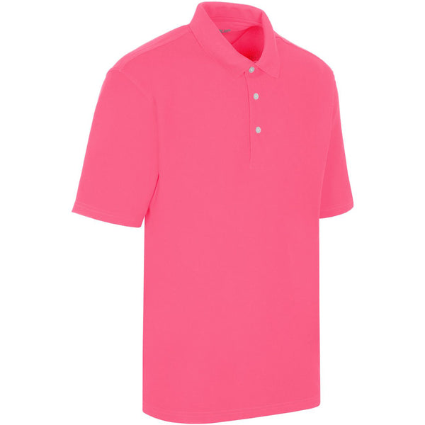 ProQuip Pro Tech Plain Polo Shirt - Shocking Pink