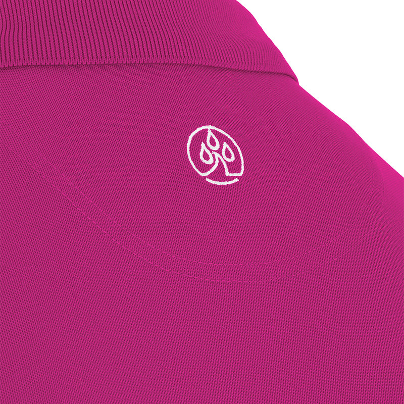 ProQuip Pro Tech Plain Polo Shirt - Hollyhock