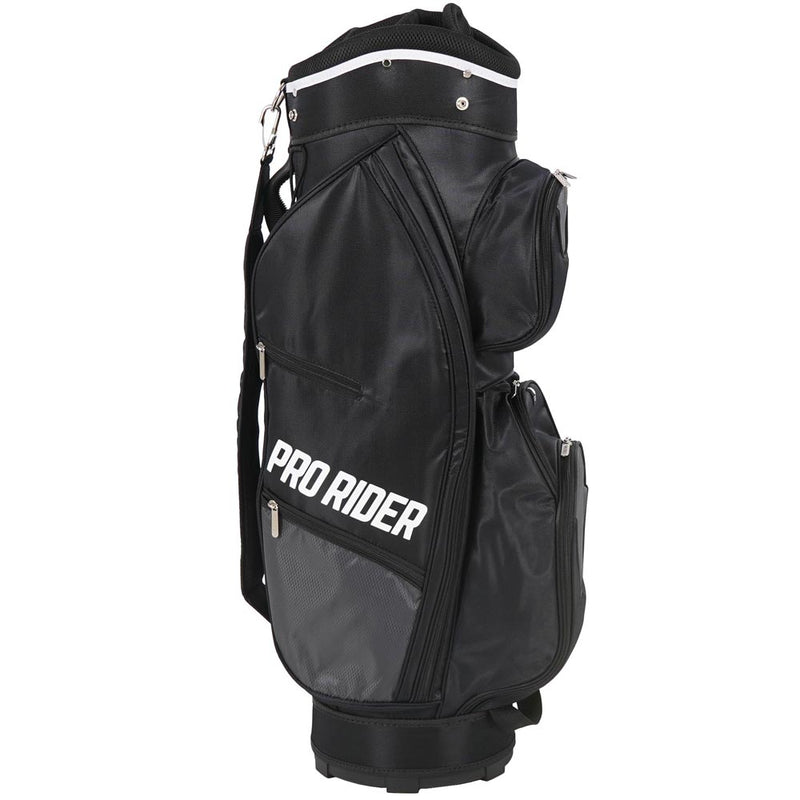 Pro Rider PR1 13-Piece Cart Bag Package Set - Black/Grey