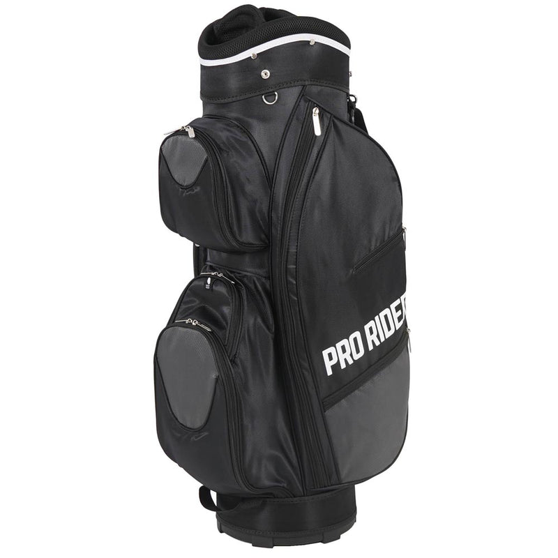 Pro Rider PR1 13-Piece Cart Bag Package Set - Black/Grey