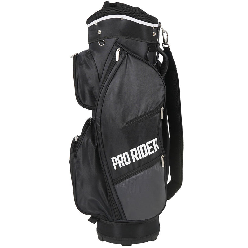 Pro Rider PR1 13-Piece Cart Bag Package Set - Black/Grey