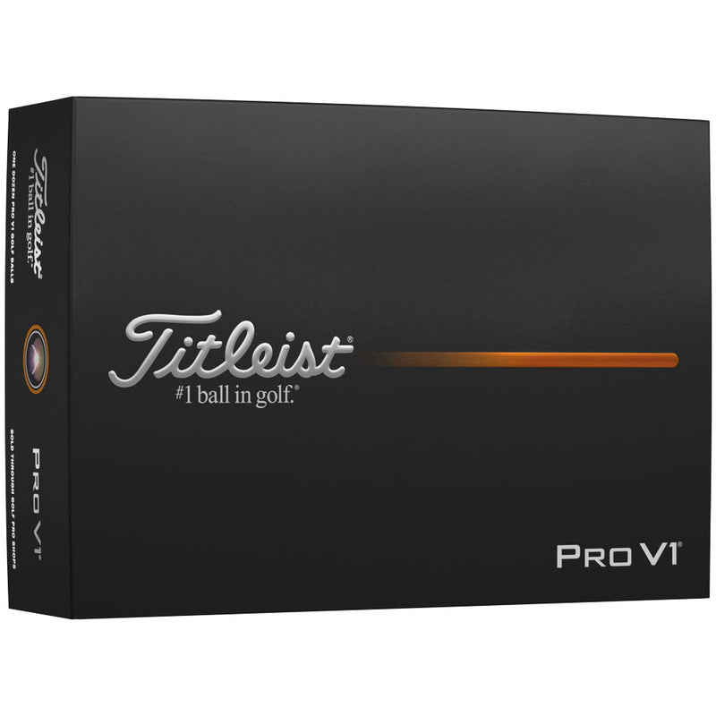 Titleist Pro V1 High Number Golf Balls - White - 12 Pack