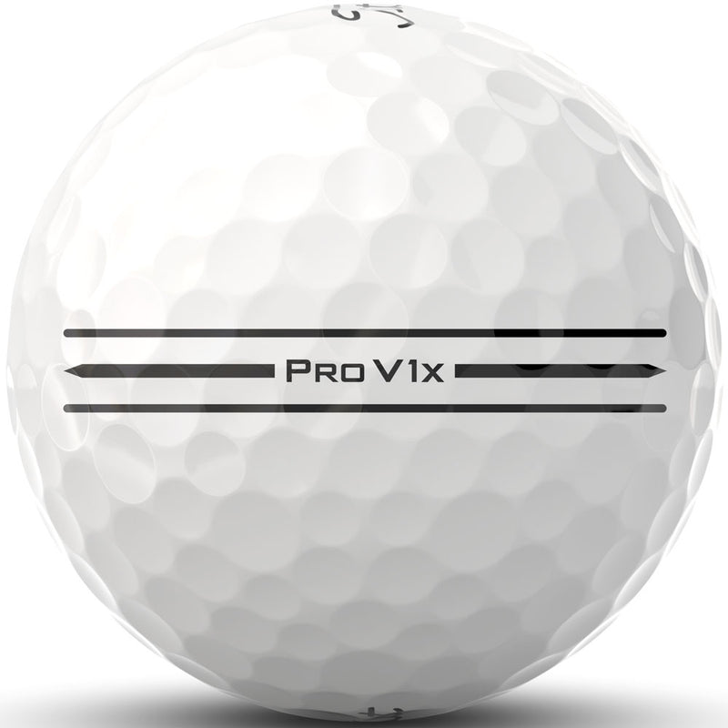 Titleist Pro V1x Enhanced Alignment Golf Balls - White - 12 Pack