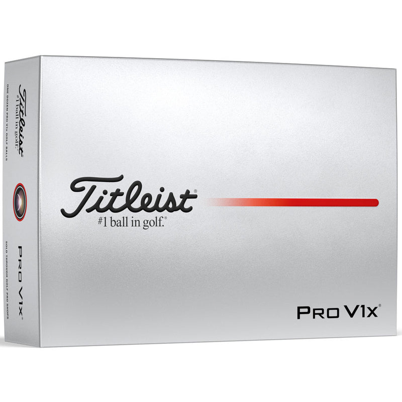 Titleist Pro V1x High Number Golf Balls - White - 12 Pack