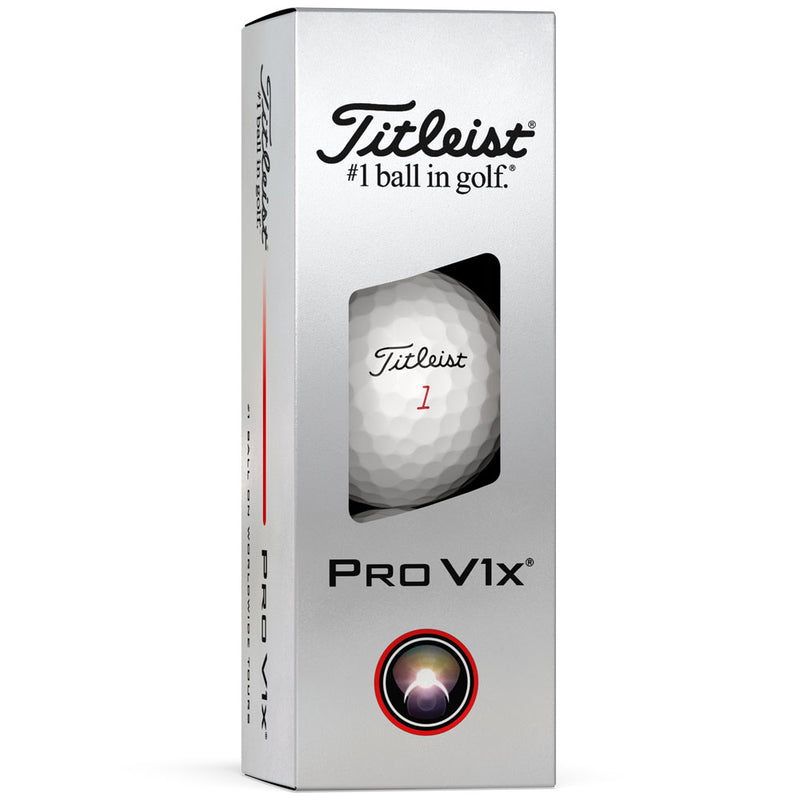 Titleist Pro V1x Golf Balls - White - 12 Pack