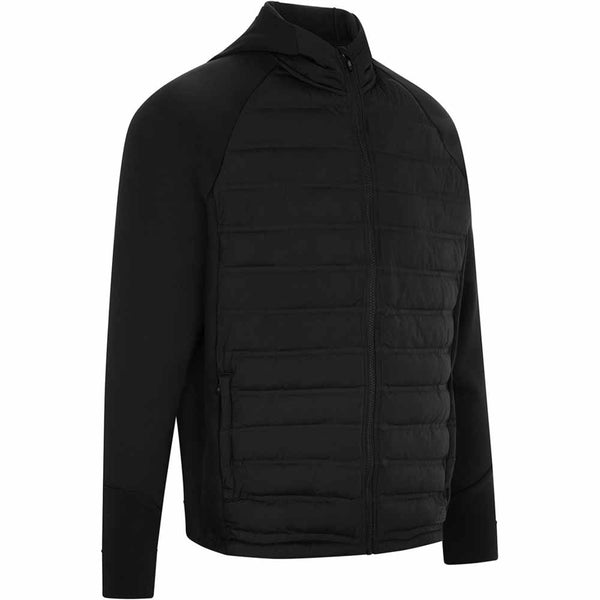 ProQuip Helm Quilt Hooded Jacket - Black