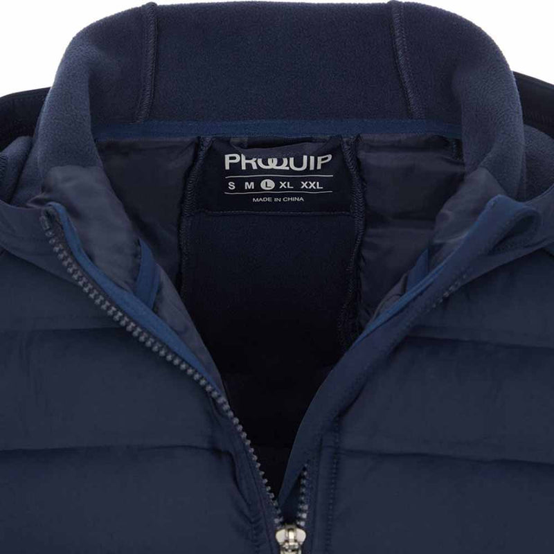 ProQuip Helm Quilt Hooded Jacket - Navy