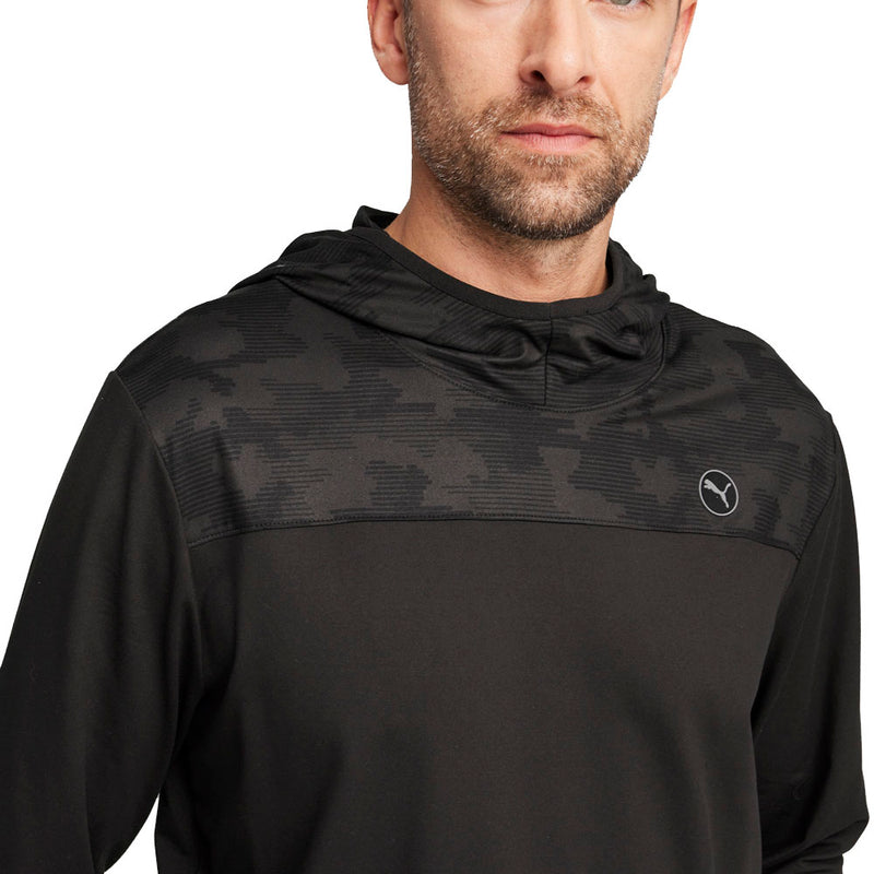 Puma Cloudspun Camo Hoodie - Black