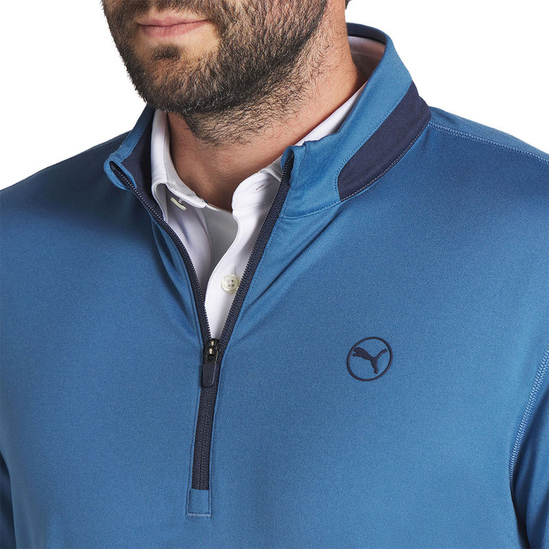 Puma Lightweight 1/4 Zip - Blue Horizon/Deep Navy