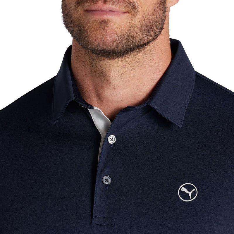 Puma Pure Solid Polo Shirt - Deep Navy