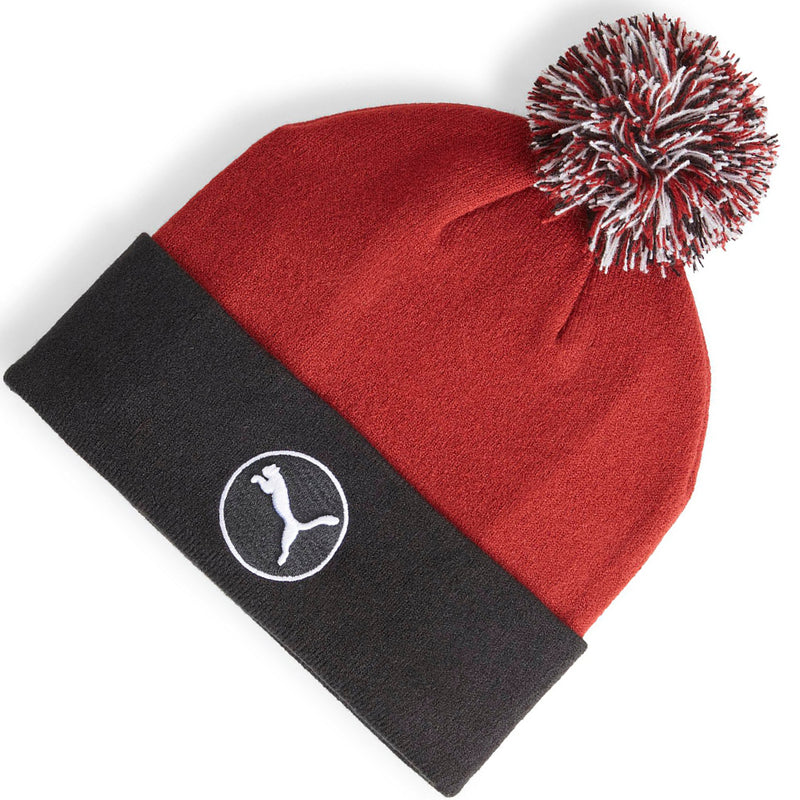 Puma WRMLBL Removable Pom Beanie - Intense Red/Puma Black