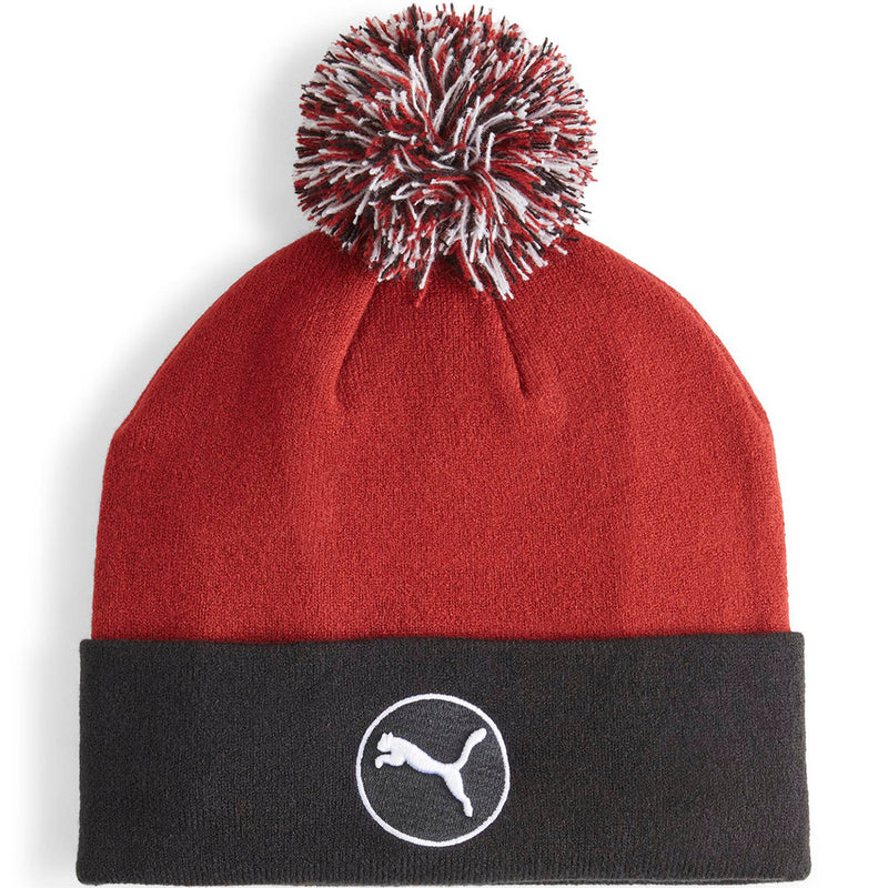 Puma WRMLBL Removable Pom Beanie - Intense Red/Puma Black