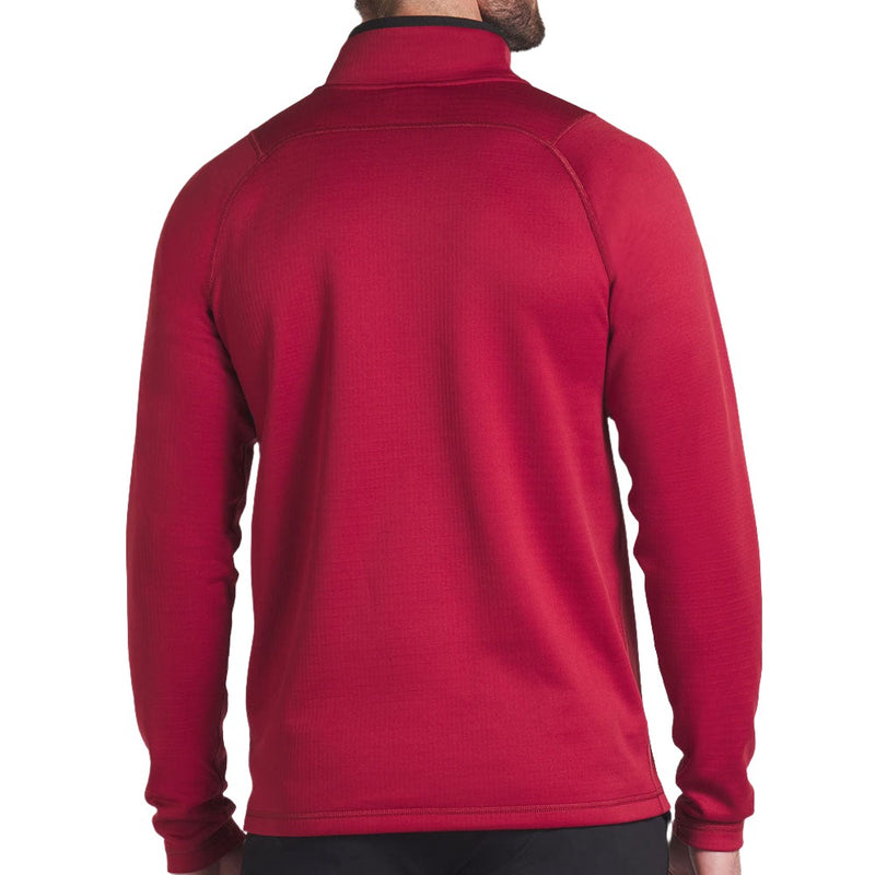 Puma Waffle Fleece 1/4 Zip Sweater - Intense Red