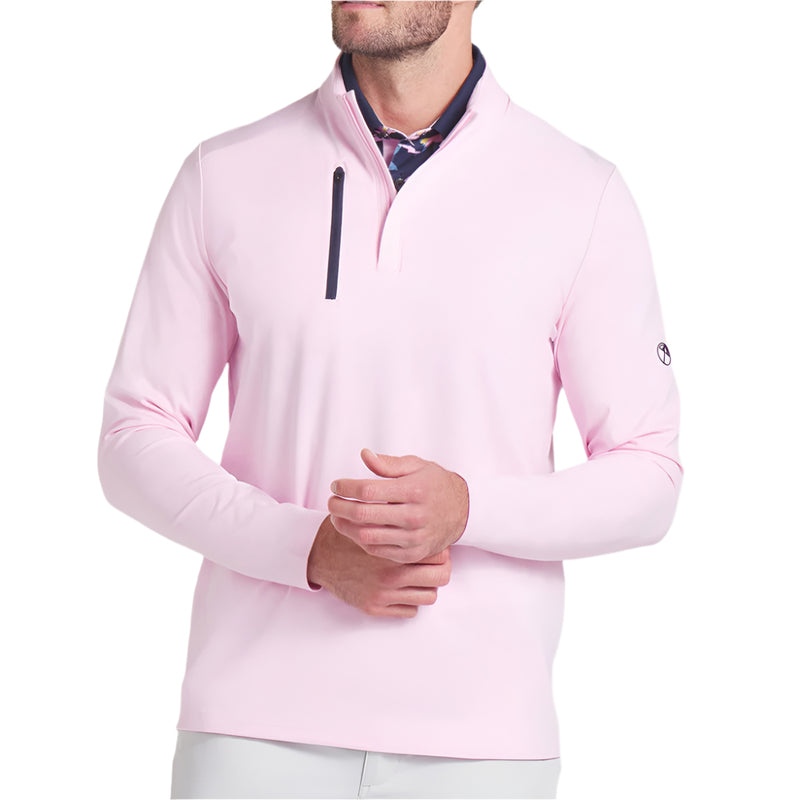 Puma X AP Cloudspun Tech 1/4 Zip Pullover - Pale Pink