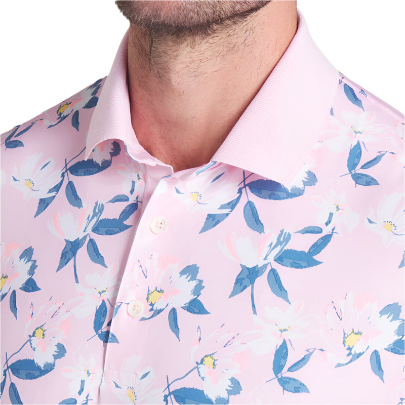 Puma X AP Spring Florals Polo Shirt - Pale Pink