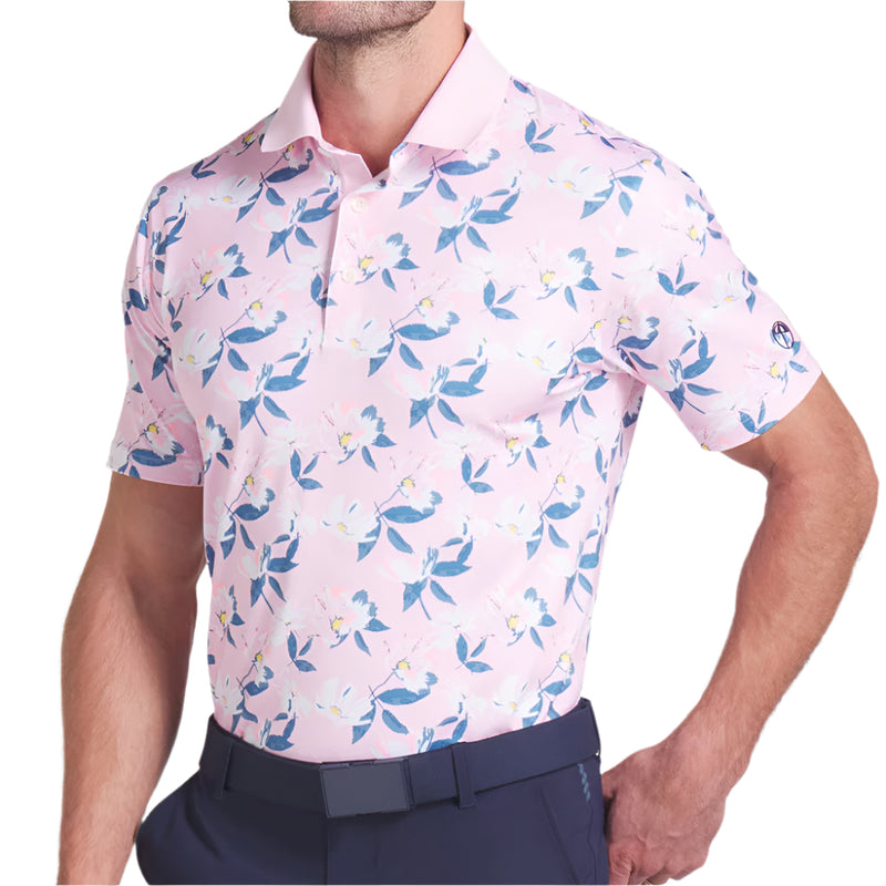 Puma X AP Spring Florals Polo Shirt - Pale Pink