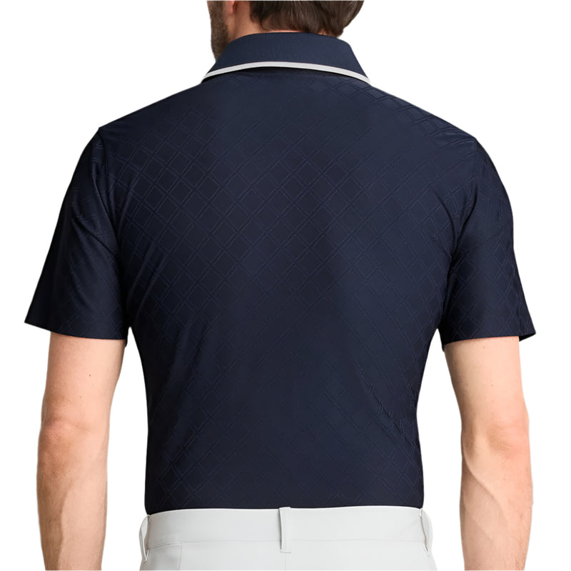 Puma X AP Tipped Jacquard Polo Shirt - Deep Navy