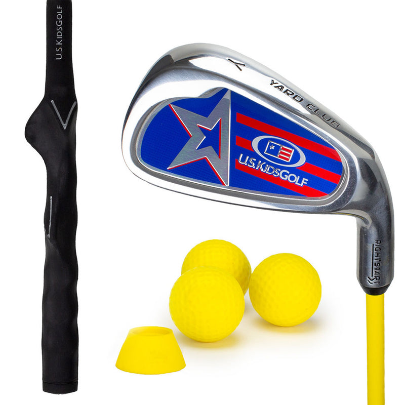 U.S. Kids Golf Junior RS2 Yard Club + 3 Yard Balls and Tee - (42-45" Golfer Height)