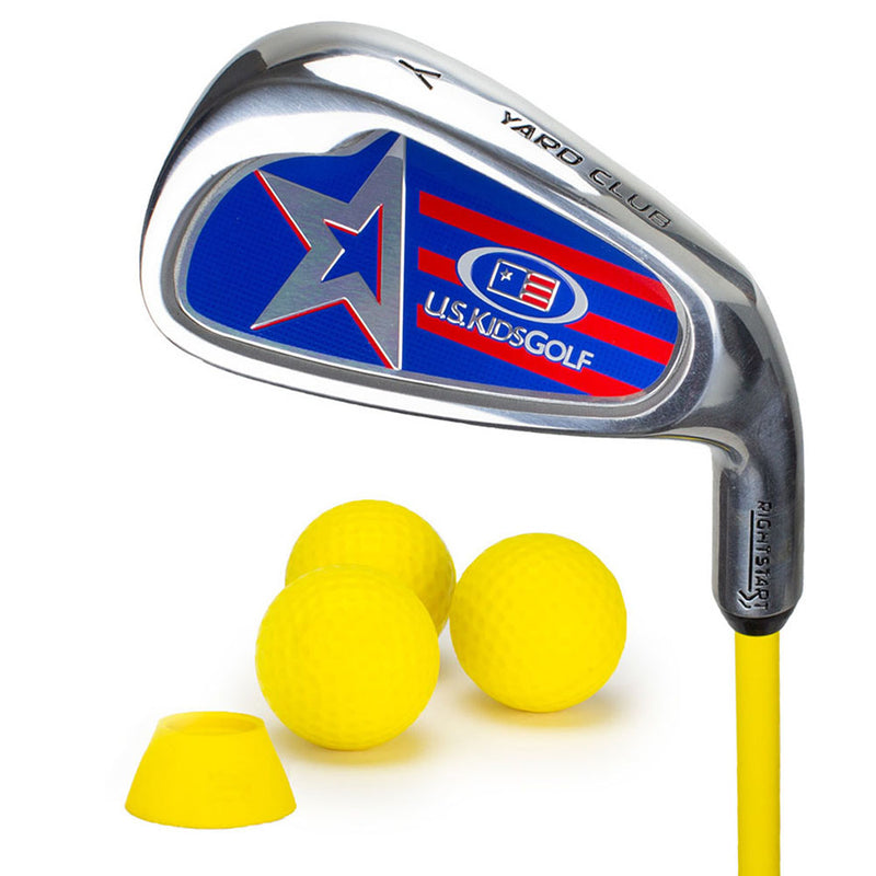 U.S. Kids Golf Junior RS2 Yard Club + 3 Yard Balls and Tee - (42-45" Golfer Height)