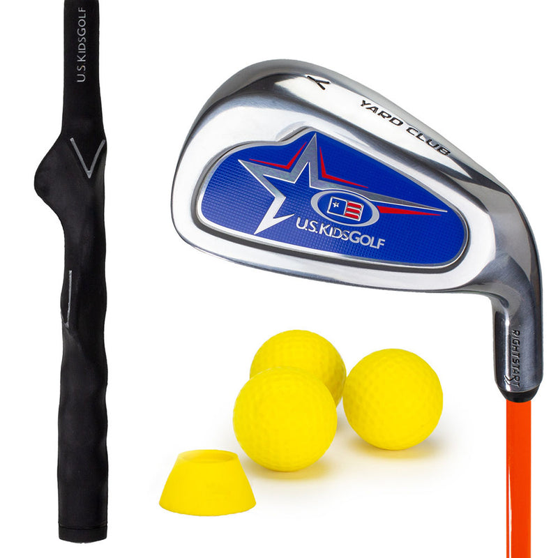 U.S. Kids Golf Junior RS2 Yard Club + 3 Yard Balls and Tee - (51-54" Golfer Height)