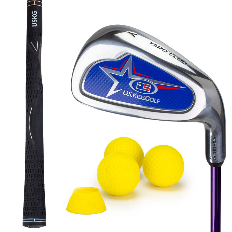 U.S. Kids Golf Junior RS2 Yard Club + 3 Yard Balls and Tee - (54-57" Golfer Height)