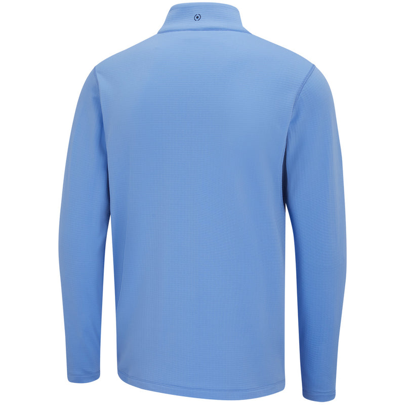 Ping Rhodri Mid-Layer 1/2 Zip Pullover  - Cornflower Blue/Navy