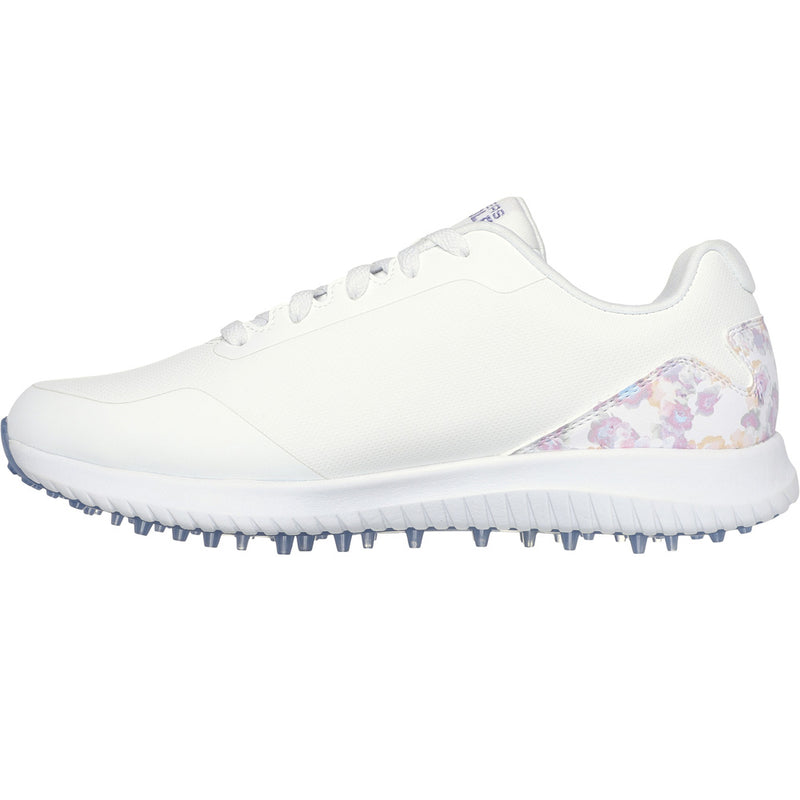 Skechers Go Golf Max 3 Ladies Spikeless Waterproof Shoes - White/Multi