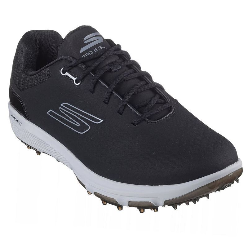 Skechers Go Golf Pro 6 Spikeless Waterproof Shoes - Black/Grey