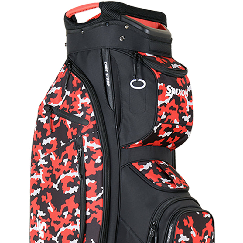 Srixon Premium Cart Bag - Black/Red Camo