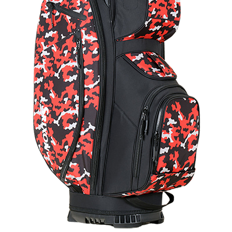 Srixon Premium Cart Bag - Black/Red Camo